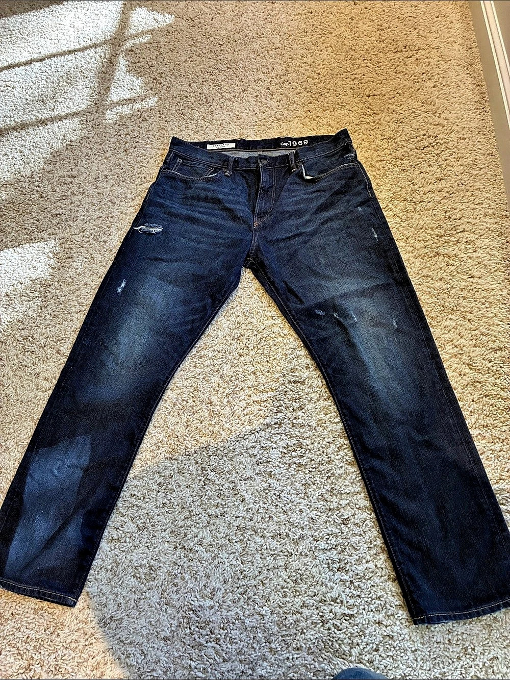 Gap 1969 Standard Taper Jeans Blue Waist 36 x 32